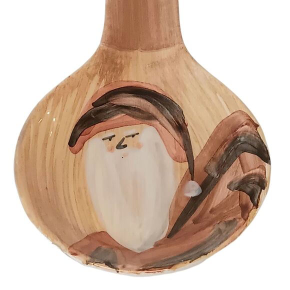 Santa Claus Spoon Rest - Made in Italy By Marco e Cristina - Christmas Holiday - Picture 6 of 10